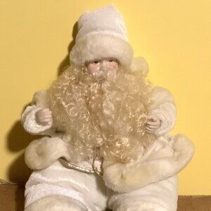 Vintage Plush Santa Figure